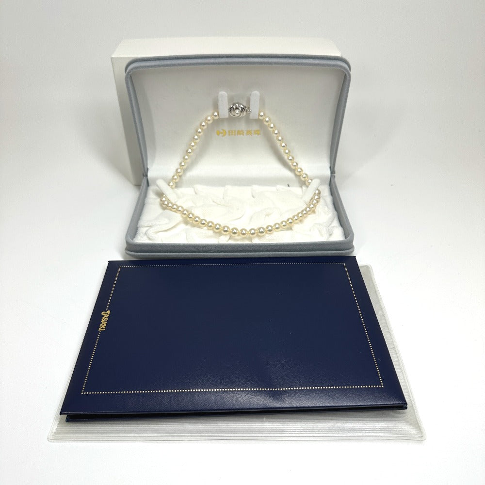 TASAKI Akoya Pearl 7.0mm 40cm Necklace, White, for Women