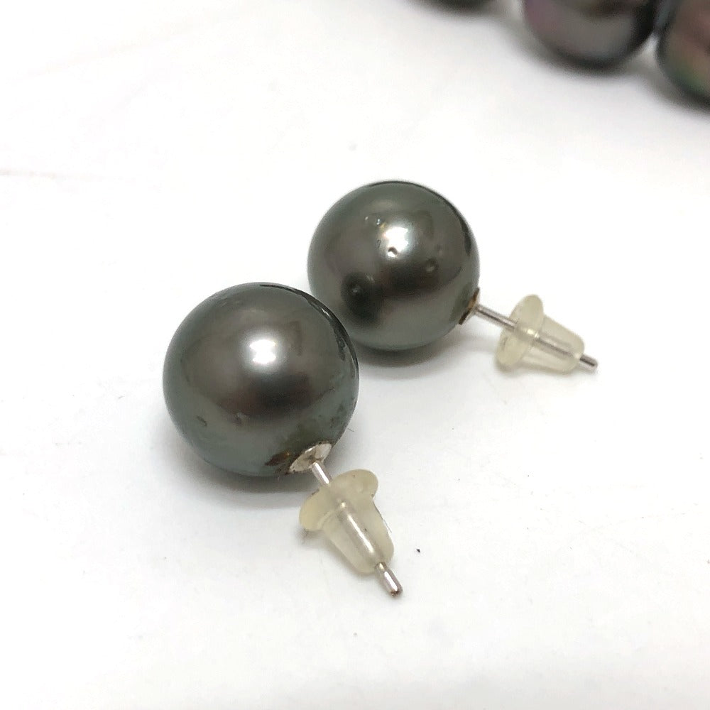 jewelry ブラック バロックパール ピアス ネックレス セット 2点 ネックレス パール レディース ブラック - brandshop-reference