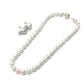 jewelry K18 Gold Setting Baroque Pearl Necklace 9mm-0.4" SV925 Pierce Set Necklace Pearl / K18 Silver Used