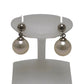 jewelry Pt900 キャッチ パール アクセサリー 真珠 ドロップピアス 両耳 ピアス パール レディース ホワイト