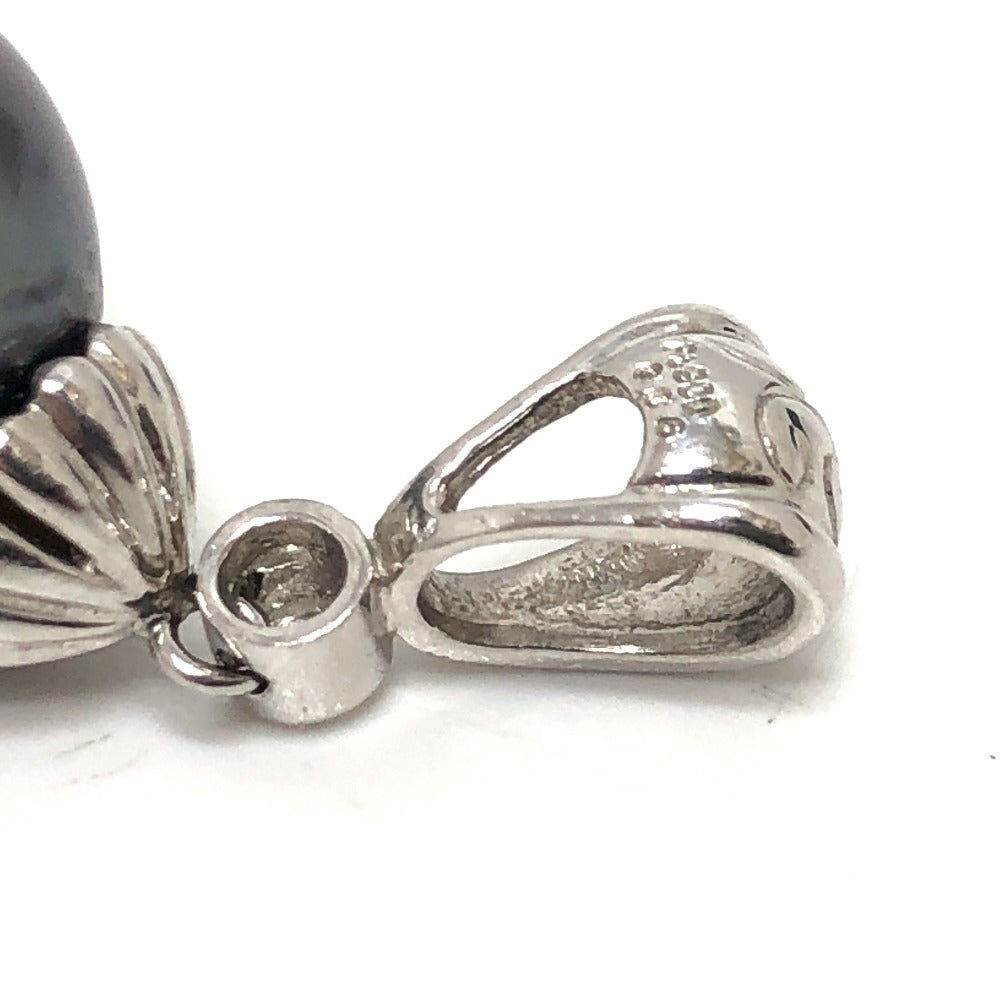 jewelry Pt900 ブラックパール ペンダントトップ トップ パール ペンダントトップ パール レディース シルバー - brandshop-reference