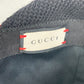 GUCCI 439029 ニット帽 帽子 チェック ポンポンつき キャップ コットン レディース レッド