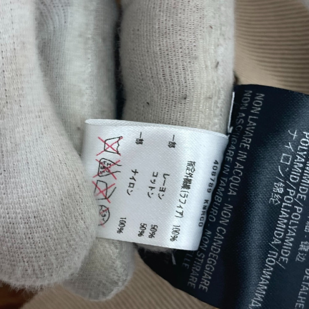 GUCCI 408789 ハット帽 帽子 バケットハット ボブハット ハーバリウム リボン フローラ ストローハット ハット ラフィア レディース ベージュ - brandshop-reference