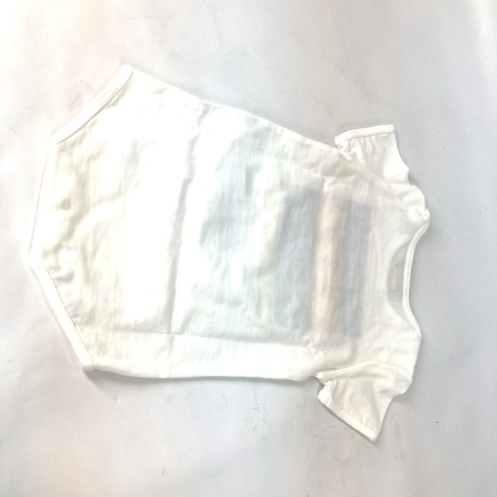 GUCCI 516326 Baby Gift Set: 3-Piece Set with Romper, Knit Hat, and Bib. Cotton, White.