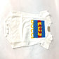 GUCCI 516326 Baby Gift Set: 3-Piece Set with Romper, Knit Hat, and Bib. Cotton, White.