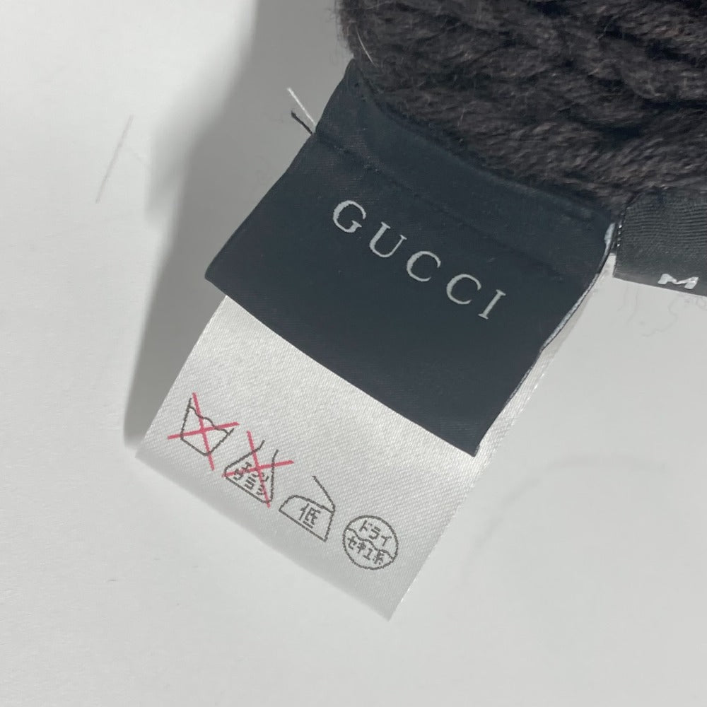 GUCCI 300052 GG ビーニー 帽子 ニット帽 ニットキャップ ニット帽 ウール レディース