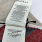 GUCCI 570603 GG Sherry Line Fringe Scarf, Wool, Men's, Beige