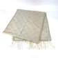 GUCCI 570603 GG Sherry Line Fringe Scarf, Wool, Men's, Beige