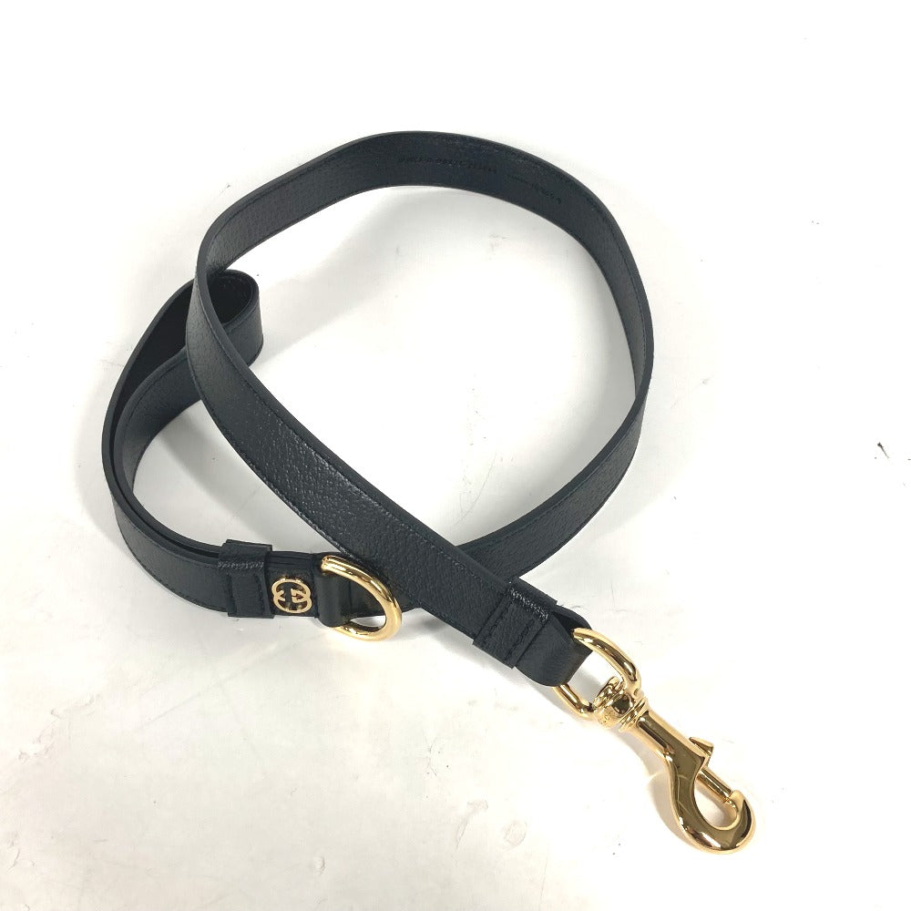 GUCCI 695257 インターロッキングG  デコールラージ ペット リード ドッグ わんちゃん 犬 ペットグッズ リード レザー ユニセックス