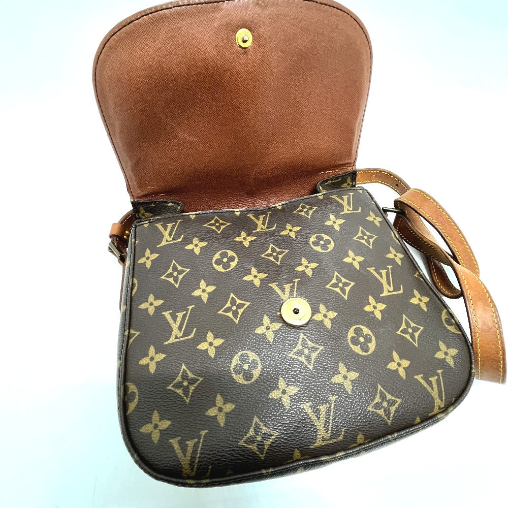 LOUIS VUITTON M51242 Saint-Cloud GM Shoulder Bag, Monogram Canvas, Brown, Women's