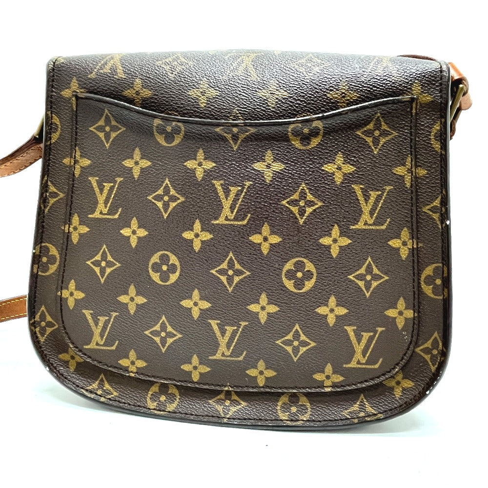 LOUIS VUITTON M51242 Saint-Cloud GM Shoulder Bag, Monogram Canvas, Brown, Women's