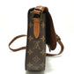 LOUIS VUITTON M51242 Saint-Cloud GM Shoulder Bag, Monogram Canvas, Brown, Women's