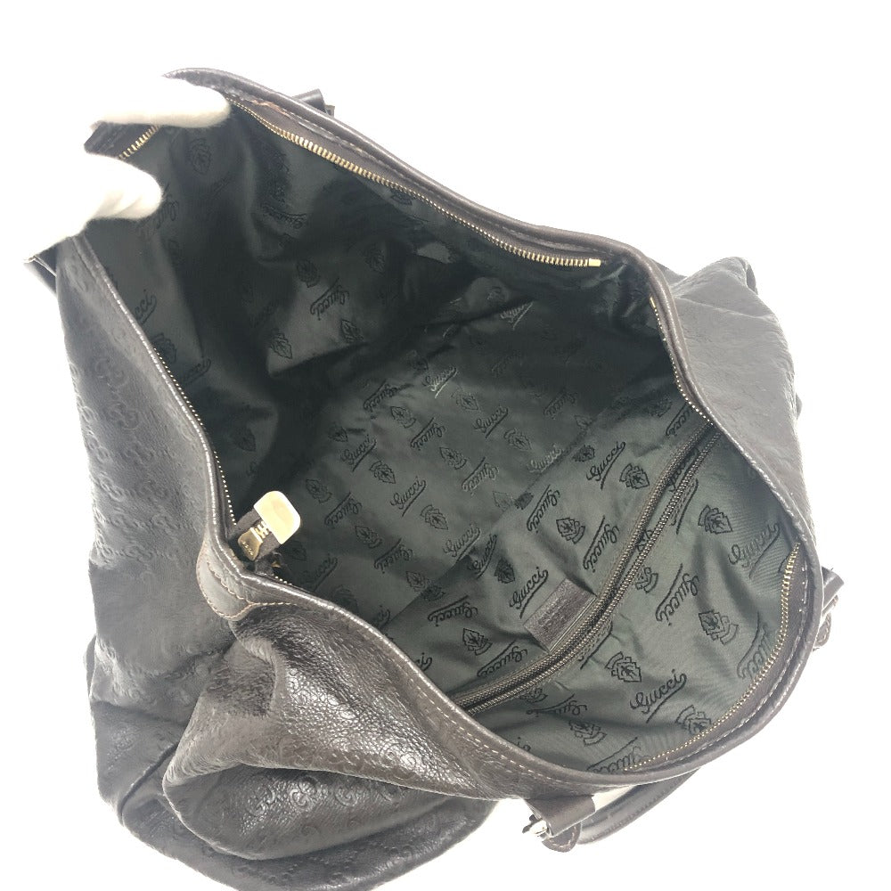 GUCCI 201482 Guccisima Bag Handbag Travel Bag Travel Bag Tote Bag Leather Women's Brown