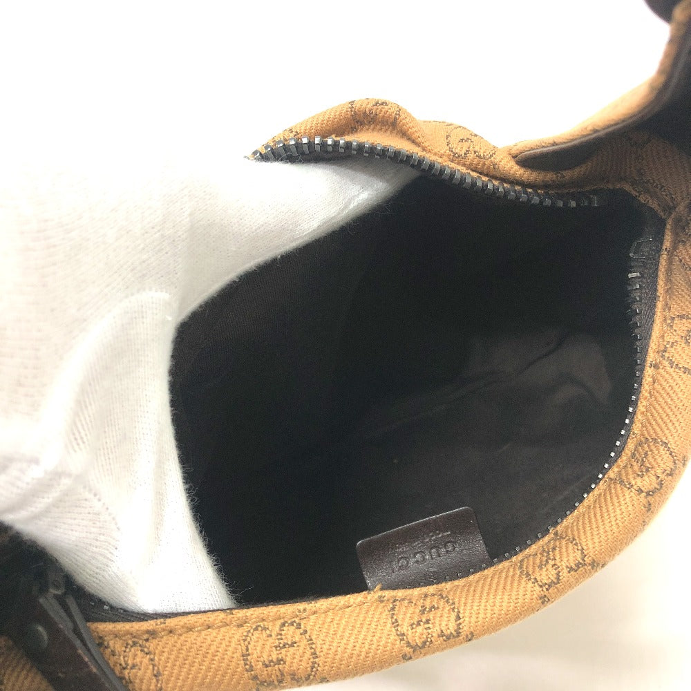 GUCCI 101333 GGCanvas Handbag, Shoulder bag, One shoulder bag Shoulder Bag Canvas Beige Used