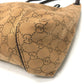 GUCCI 101333 GGCanvas Handbag, Shoulder bag, One shoulder bag Shoulder Bag Canvas Beige Used