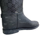 GUCCI GG pattern Rain boots shoes Rain shoes rubber Black Used