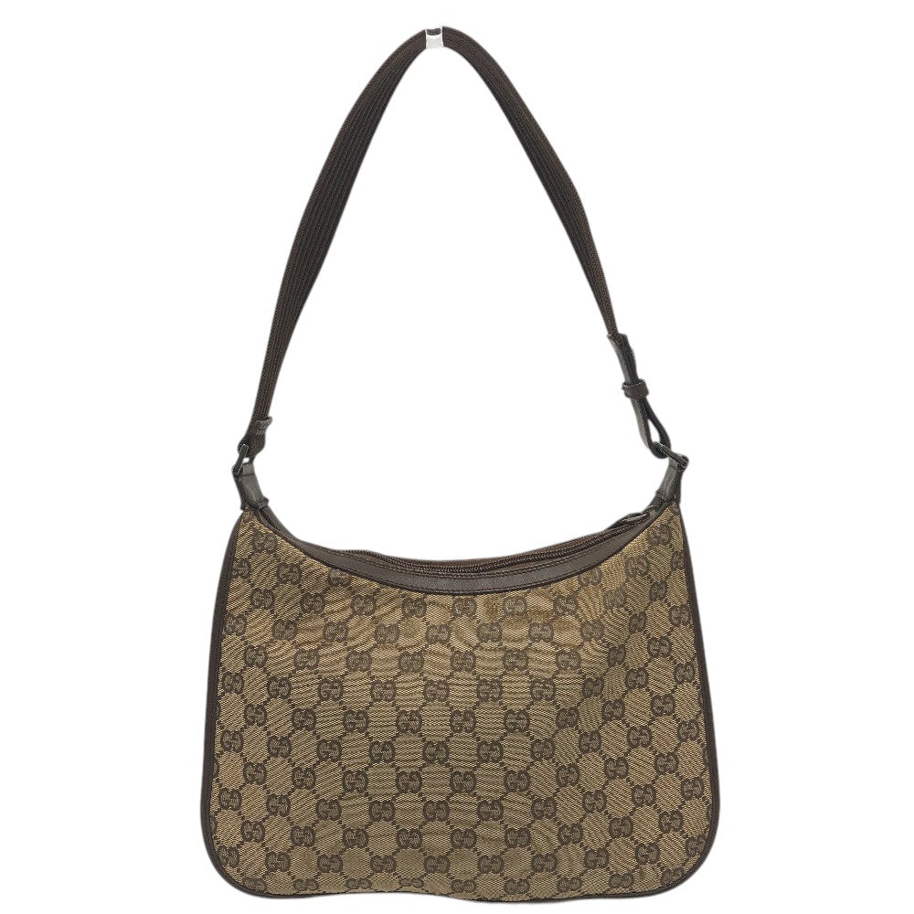 GUCCI 001-4198 GGCanvas One-shoulder bag, handbag Shoulder Bag Canvas Beige Used