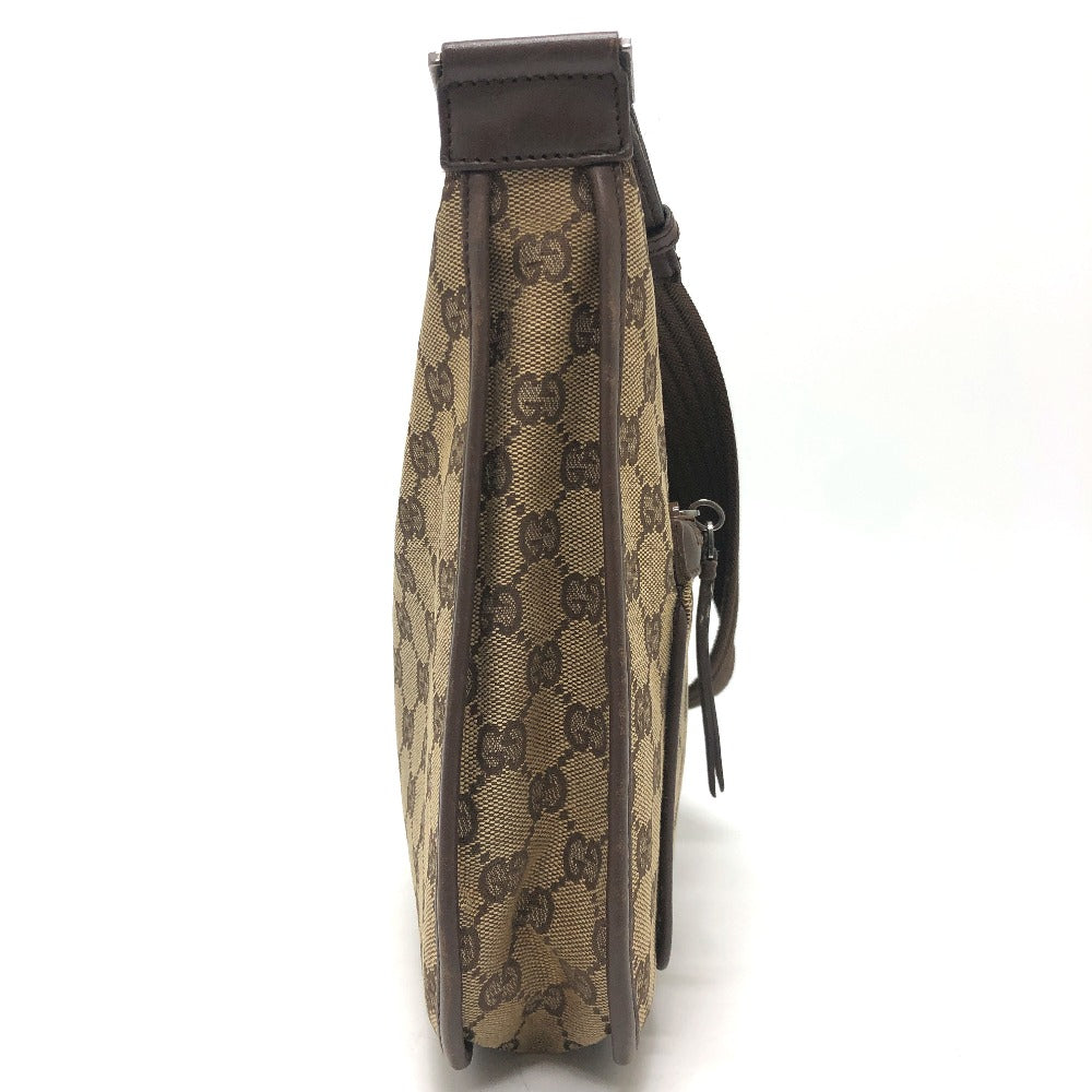 GUCCI 001-4198 GGCanvas One-shoulder bag, handbag Shoulder Bag Canvas Beige Used