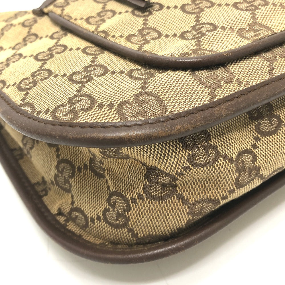 GUCCI 001-4198 GGCanvas One-shoulder bag, handbag Shoulder Bag Canvas Beige Used