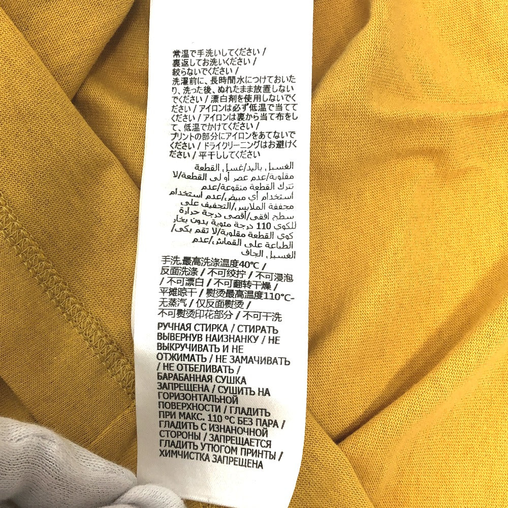 GUCCI 616036 ノースフェイスコラボ THE NORTH FACE コラボ アパレル トップス 半袖Ｔシャツ コットン レディース マスタード イエロー