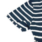 GUCCI 574931 Striped Top, Short Sleeve Cotton T-Shirt, Men's, Navy