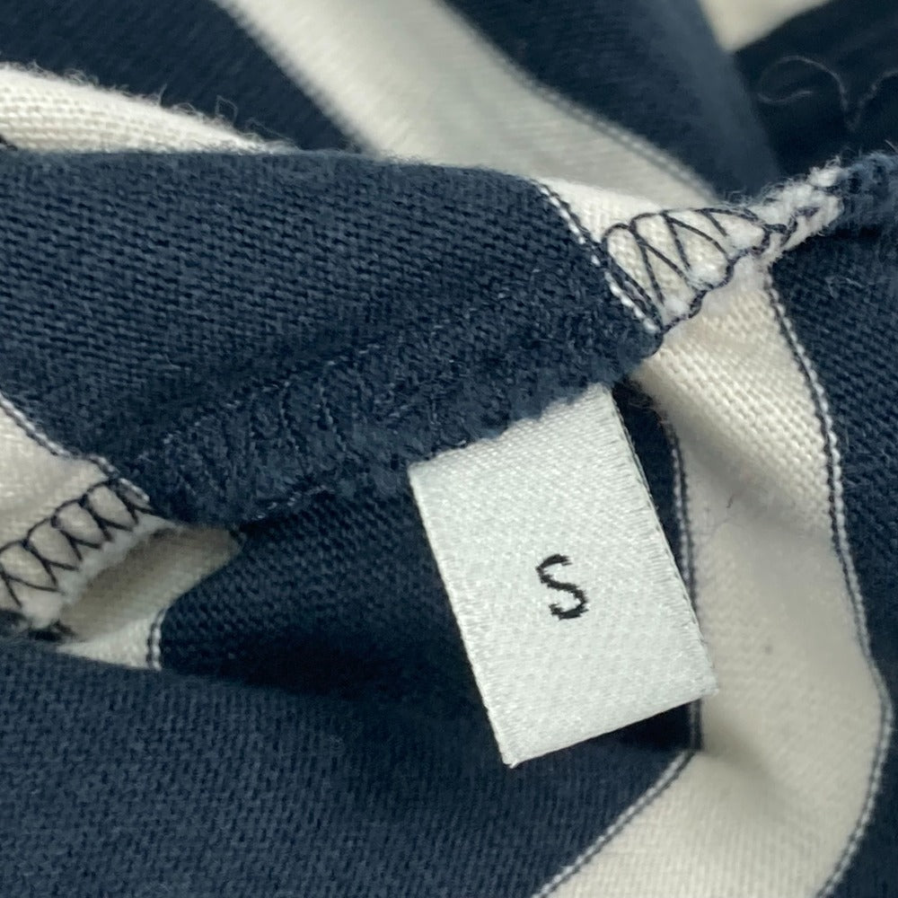 GUCCI 574931 Striped Top, Short Sleeve Cotton T-Shirt, Men's, Navy