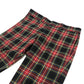 Gucci 864U01 Sweatpants Plaid Pantas Seluar Kabel Seluar Lelaki Merah Lelaki