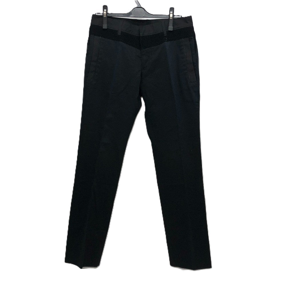 Gucci 222279 Corduroy Beralih Seluar Seluar Seluar Seluar Lebar Kapas Lelaki Hitam