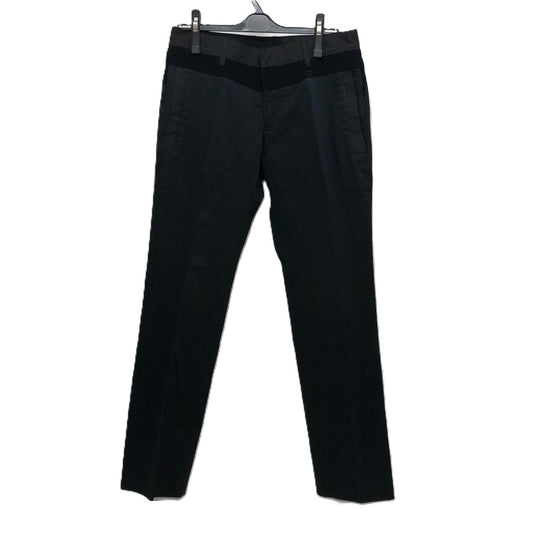 Gucci 222279 Corduroy Beralih Seluar Seluar Seluar Seluar Lebar Kapas Lelaki Hitam