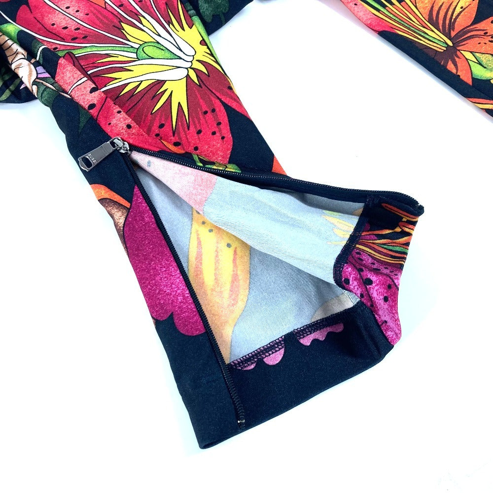 GUCCI フローラ レギンス 花柄  ズボン ストレッチ パンツ アパレル ボトムスその他 ナイロン レディース マルチカラー - brandshop-reference