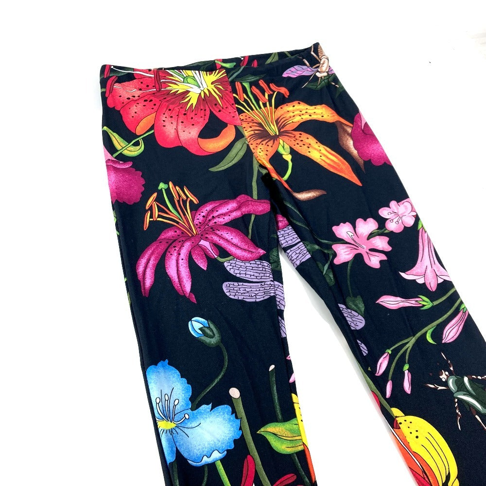 GUCCI フローラ レギンス 花柄  ズボン ストレッチ パンツ アパレル ボトムスその他 ナイロン レディース マルチカラー - brandshop-reference