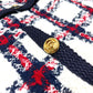 GUCCI 660820 GGボタン アパレル 服 ノーカラー アウター カーディガン ジャケット ツイード レディース マルチカラー