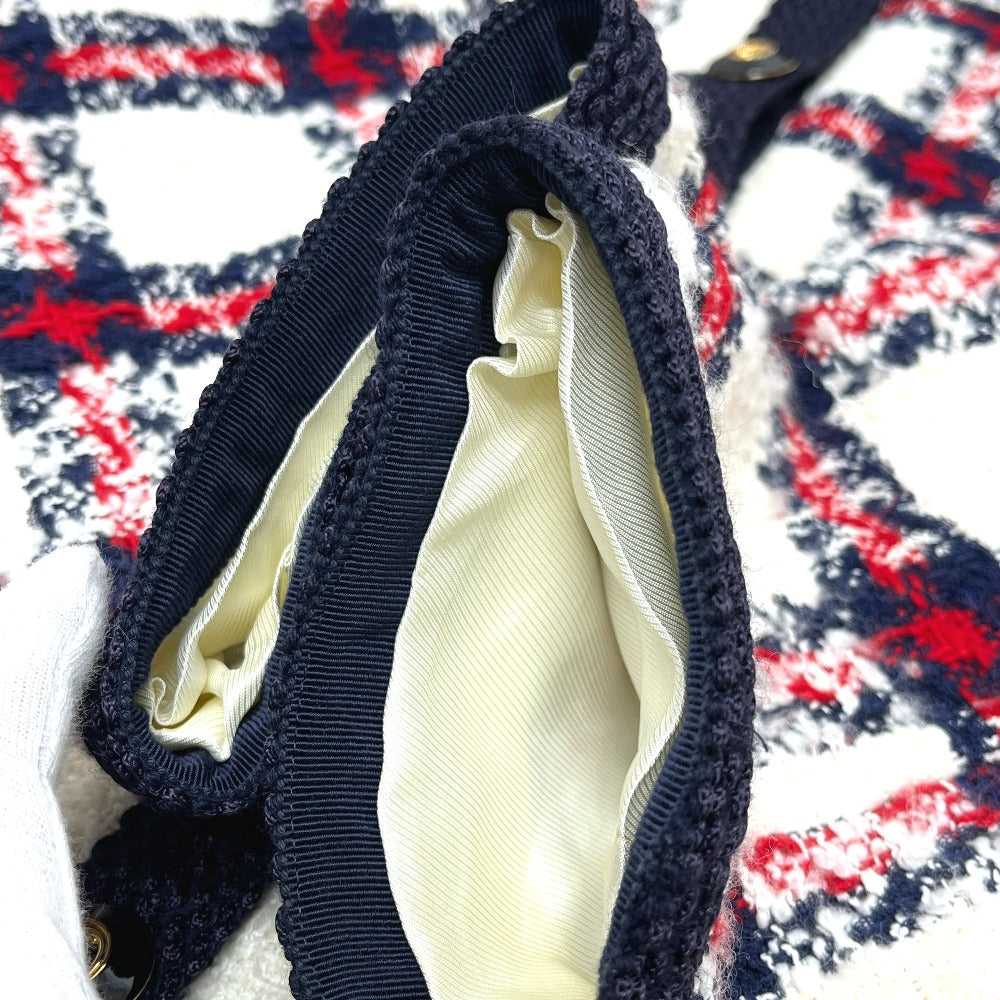 GUCCI 660820 GGボタン アパレル 服 ノーカラー アウター カーディガン ジャケット ツイード レディース マルチカラー