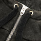 GUCCI 627079 20AW Arm Logo Print Half-Zip Apparel Top Pullover Hoodie Cotton Men's Black