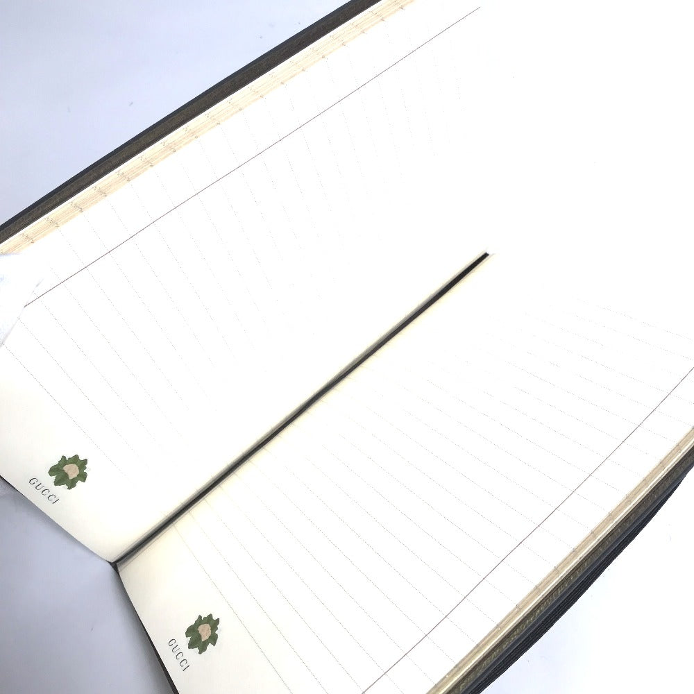 GUCCI GG Notebook Stationery Notebook PVC Women's Beige