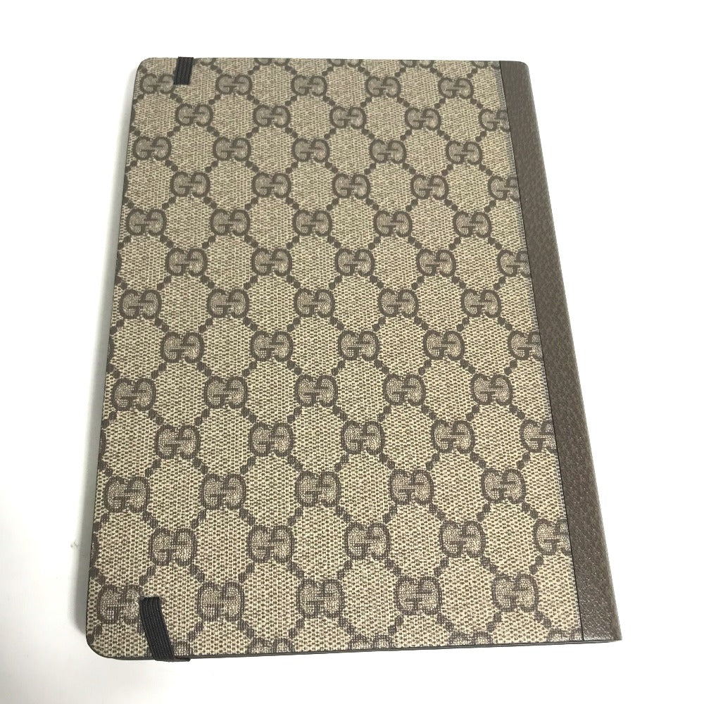 GUCCI GG Notebook Stationery Notebook PVC Women's Beige