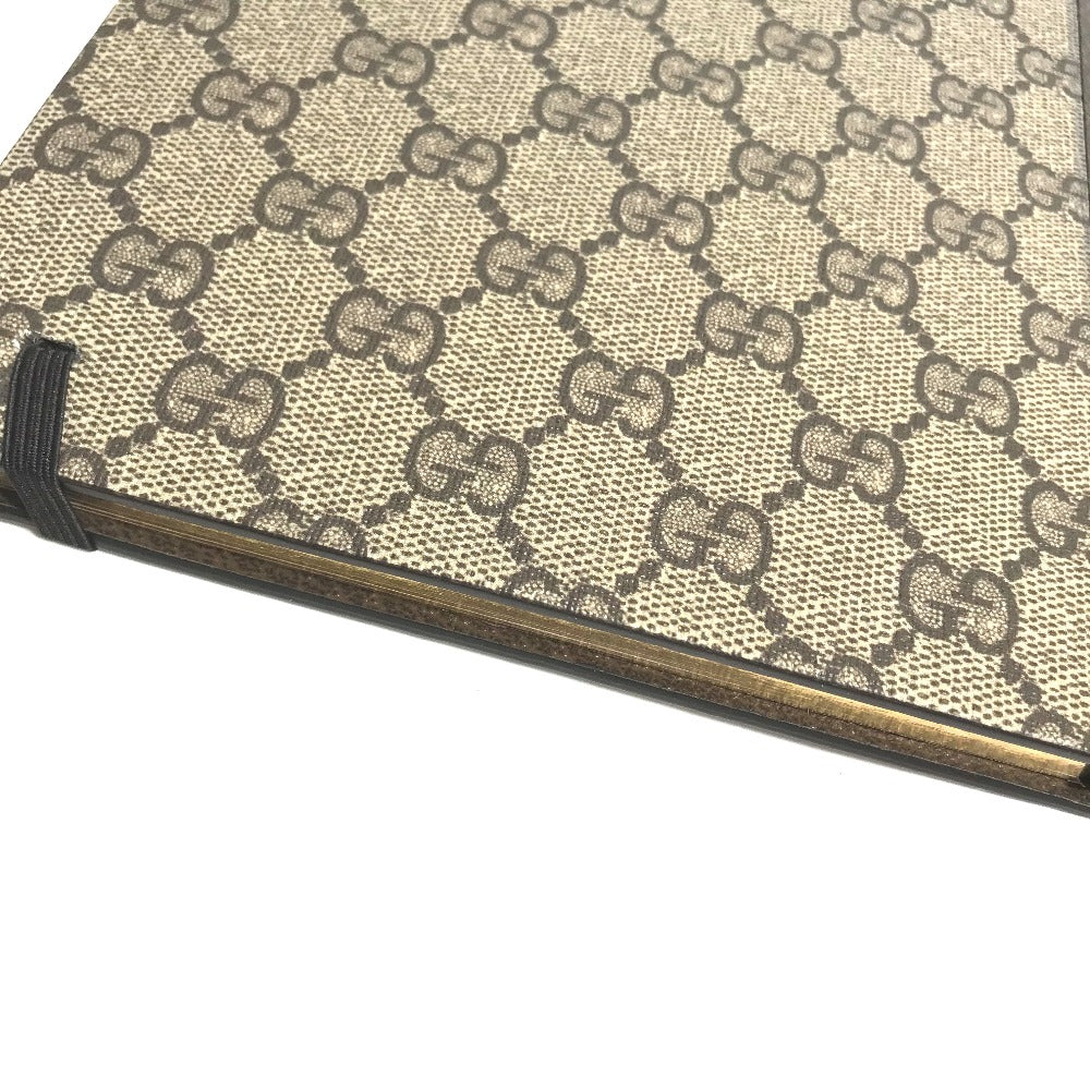 GUCCI GG Notebook Stationery Notebook PVC Women's Beige