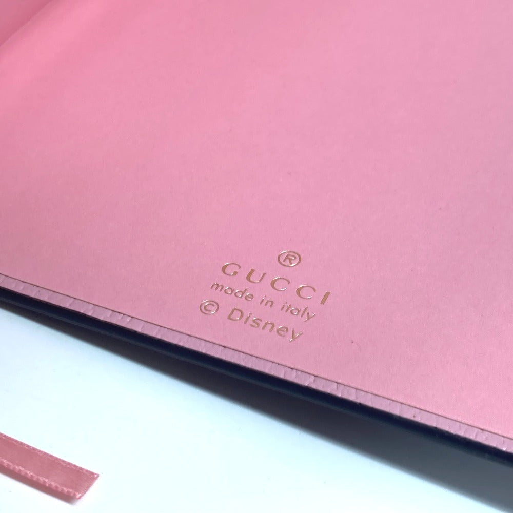 GUCCI ディズニー DISNEY コラボ デイジーダック ノート メモ帳 GGスプリーム ステーショナリー ノートブック GGスプリームキャンバス ユニセックス ピンク - brandshop-reference