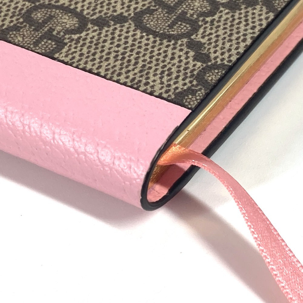 GUCCI ディズニー DISNEY コラボ デイジーダック ノート メモ帳 GGスプリーム ステーショナリー ノートブック GGスプリームキャンバス ユニセックス ピンク - brandshop-reference