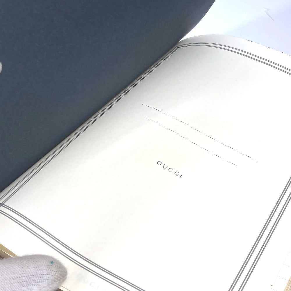 GUCCI 661731 ハーバリウム ラージ メモ帳 ステーショナリー ノート ノートブック レザー ユニセックス ブラック - brandshop-reference