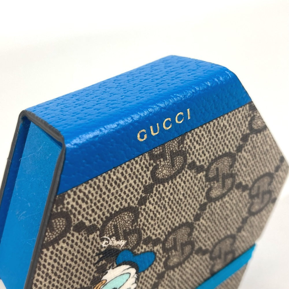 GUCCI ディズニー DISNEY コラボ ドナルドダック ノート メモ帳 付箋 GGスプリーム 六角形 ノートブック GGスプリームキャンバス ユニセックス ブルー - brandshop-reference