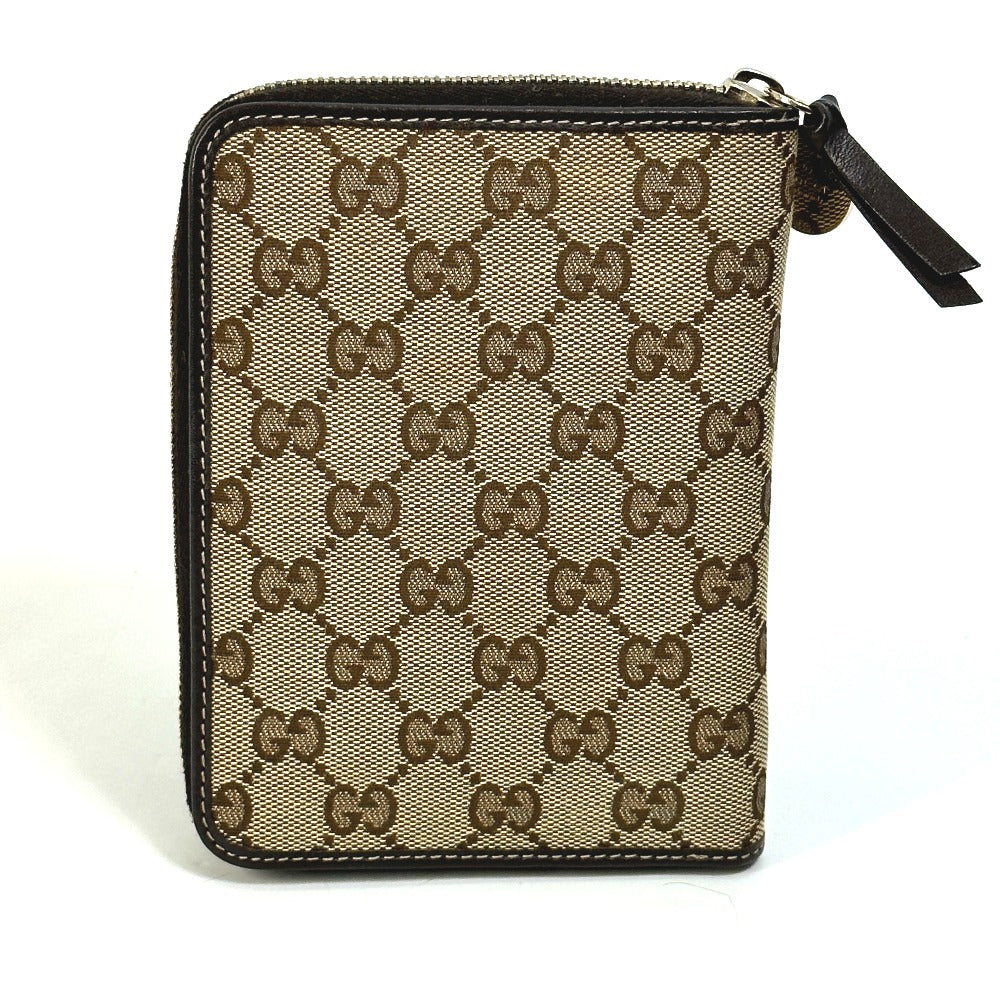 GUCCI 233152 GG グッチョリ チワワ ステーショナリー ラウンドファスナー 手帳カバー GGキャンバス/レザー レディース - brandshop-reference