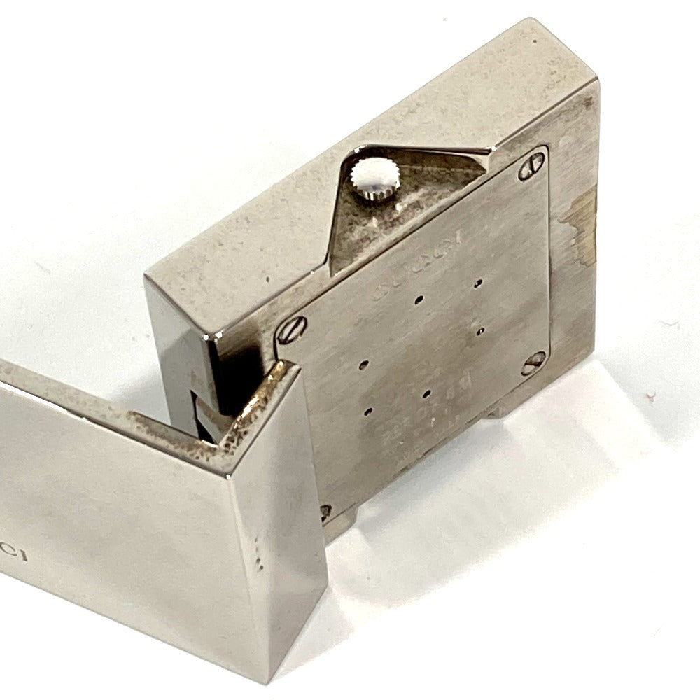 GUCCI REF0840 ロゴ トラベルウォッチ ウォッチ インテリア 置時計 SS ユニセックス シルバー - brandshop-reference