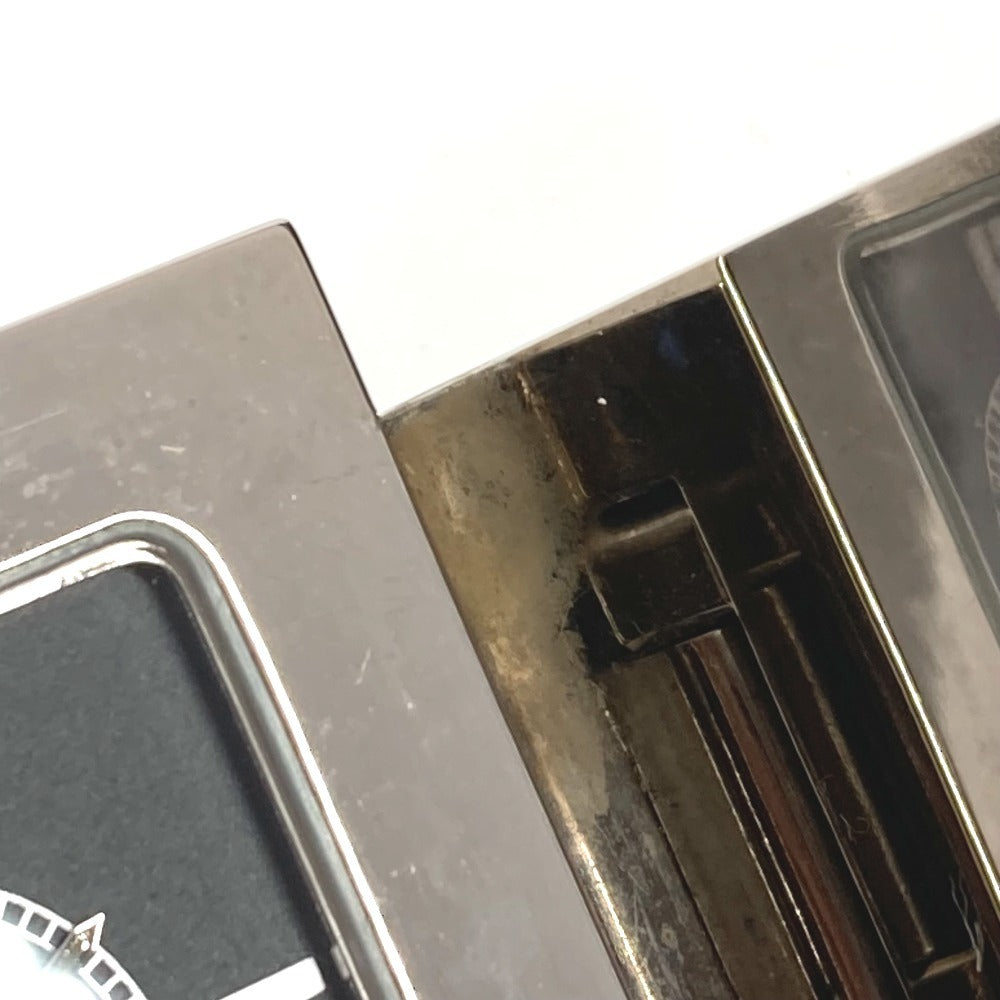 GUCCI REF0840 ロゴ トラベルウォッチ ウォッチ インテリア 置時計 SS ユニセックス シルバー - brandshop-reference