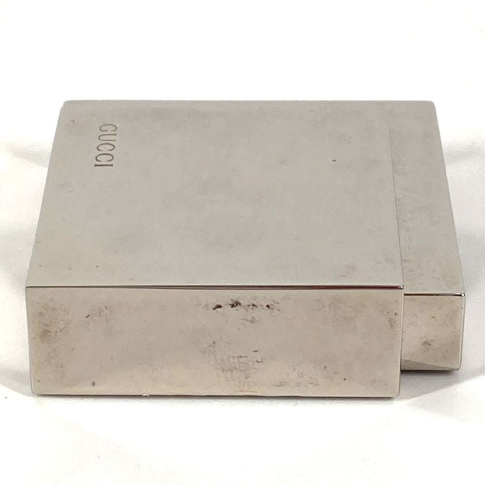 GUCCI REF0840 ロゴ トラベルウォッチ ウォッチ インテリア 置時計 SS ユニセックス シルバー - brandshop-reference