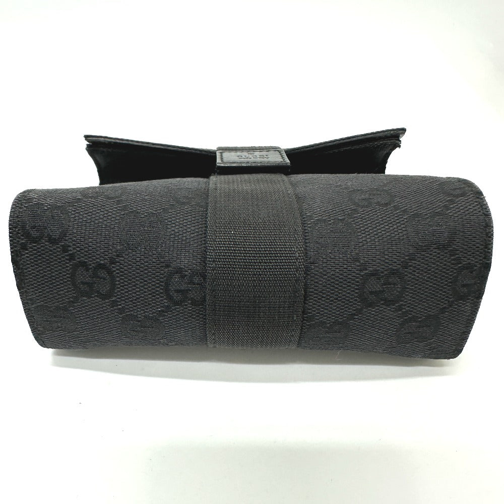 GUCCI 39.0911 GG Cosmetic Pouch, GG Canvas, Women's, Black