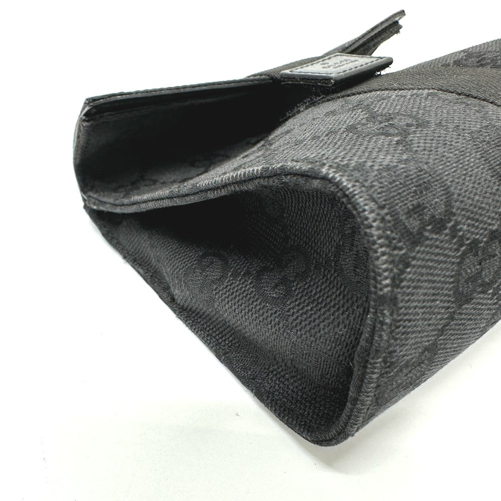GUCCI 39.0911 GG Cosmetic Pouch, GG Canvas, Women's, Black