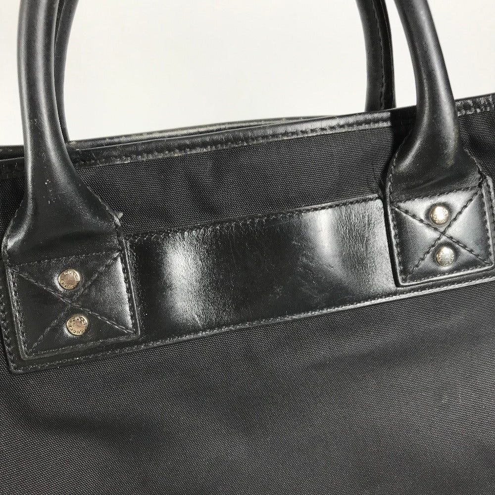 GUCCI 246410 ロゴ カバン ハンドバッグ トートバッグ ビジネスバッグ ナイロン/レザー メンズ ブラック