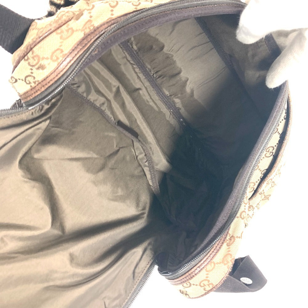 GUCCI 123326 GG マザーズバッグ カバン 斜め掛け ショルダーバッグ GGキャンバス/レザー レディース ベージュ - brandshop-reference
