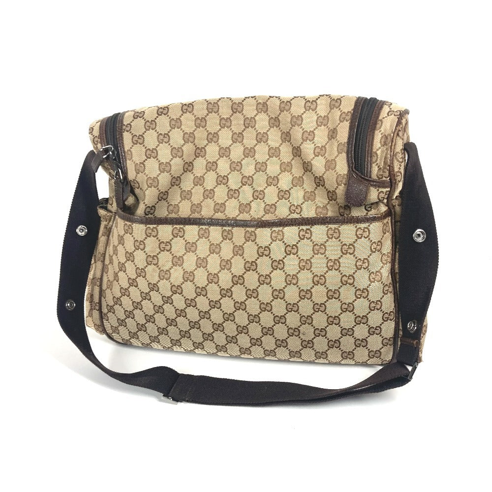 GUCCI 123326 GG マザーズバッグ カバン 斜め掛け ショルダーバッグ GGキャンバス/レザー レディース ベージュ - brandshop-reference